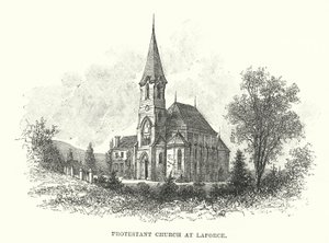 Protestantse Kerk in Laforce door William Henry James after Boot